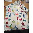 Semana Santa Hombre Conejo Polo Manga Corta Camisas de polo Camisas con cuello Vintage Casual Exterior Ropa Cotidiana Atuendo para festival Impresión 3D Verano Primavera Otoño Blanco