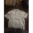 Hombre Camisa Camisa de lino Camisa de manga corta Camisa de verano Ropa de playa Camisa con cuello mao Plano Vacaciones Casual Negro Blanco Amarillo Rosa Manga Corta Escote Chino Verano Ropa