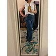 Mujer Camisa de encaje Blusa Tops de gasa Retazos Plano Elegante Vacaciones Sin Mangas Escote en Pico Tops largos Casual Patrón blanco Rosa Verde Trébol Beige Verano