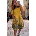 Mujer Vestido Midi Vestido de cambio Vacaciones Casual Boho Diario Vestido de verano vestido de primavera Ajuste regular Floral Graphic Manga Corta Cuello Barco Amarillo Verde Claro Rosa Azul cielo