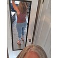 Leggings para mujer Capri Pantalones Alta Elasticidad Vacaciones Moda Hawaiana Largo hasta la Pantorrilla Cintura Media Estampado Gráfico Floral Transpirable Suave Vacaciones Casual Diaria Azul Claro