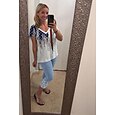 Leggings para mujer Capri Pantalones Alta Elasticidad Vacaciones Moda Hawaiana Largo hasta la Pantorrilla Cintura Media Estampado Gráfico Floral Transpirable Suave Vacaciones Casual Diaria Azul Claro