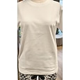 Camiseta de mujer de 100% algodón camiseta top de color sólido moda básica casual de manga corta cuello redondo tops regulares para salir diario fin de semana azul negro blanco amarillo verde claro