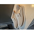 Zapatillas blancas sin cordones para hombre con detalles de poliuretano: zapatos ligeros y modernos para ropa de calle, viajes y atuendos informales.