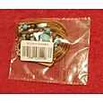 Conjunto de collar bohemio de aleación y turquesa para mujer, joyería llamativa en capas para vacaciones en la playa, ropa de resort, atuendos casuales de verano y estilo bohemio para el día a día.
