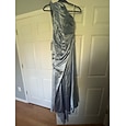 Sirène Trompette Longueur au sol Robe de Soirée Élégant Sans manches Une Épaule Mariage Formel Robe Rose Satin Extensible avec Plis