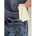 Funda Columna Hasta el Suelo Vestido Invitada Boda Vestido formal Vestido de noche Vestido de Madrina Sin Mangas Manga 3/4 Un Hombro Elegante Sencillo Formal Crepé elástico con Flores 3D Volantes