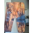 Hombre Zorro Vida Salvaje Naturaleza y Paisajes Pantalones de Deporte Pantalones Pantalones casuales Media cintura retro de la vendimia Exterior Caza Ejercicio Cintura elástica con cordón Pantalones