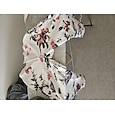Hombre Floral Flores pantalones de traje Pantalones Media cintura Informal de negocios Exterior Vacaciones Ropa de calle Con bolsillos Ajustado Frente plano Verano Primavera Impresión 3D Beige