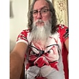 Navidad Hombre Papá Noel Dibujo 3D Camiseta Manga Corta Camiseta Impresión 3D Cuello Barco Camisa Diario Design Artístico Vacaciones Fiesta Calle Rojo 4 Rojo 3 Rojo 5 Todas las Temporadas Ropa S M L