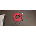 Cable de carga múltiple magnético 5a 3.3 pies 6.6 pies usb a a lightning / micro / tipo c carga rápida 3 en 1 Cargador de teléfono giratorio de 540 ° cable usb trenzado de nylon para dispositivo iphone / micro usb / tipo c