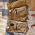 Hombre Pantalones tipo cargo Pantalón Corto Cargo Pantalón corto Pantalones cortos casuales Bolsillo Cintura elástica Plano Medio corto Casual Exterior Ropa de calle Moda Ropa de calle Negro Naranja