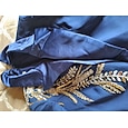 Vestido blazer de gala vestido de esmoquin aplique de lentejuelas doradas invitada formal de boda crepé elástico de satén elegante abertura alta manga larga solapa de pico de satén