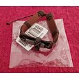 Pulsera de cuero bohemia para hombre con cruz, cuero genuino y aleación, estilo vintage desgastado, longitud ajustable, negro y marrón, perfecta para viajes al aire libre, uso casual y diario.