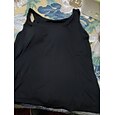 Camiseta sin mangas para mujer básica sin mangas tops regulares cuello redondo casual negro blanco naranja gris oscuro gris