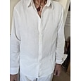 40% lino Hombre Pantalones de lino Pantalones Pantalones de verano Abotonar Bolsillo Plano Transpirable Cómodo Oficina / Carrera Diario Vacaciones Clásico Casual Negro Blanco