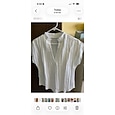Mujer Camiseta Camiseta superior A Rayas Plano Moda Elegante Clásico Manga Corta Escote en Pico Tops regulares Diario Noche Fin de semana Azul Piscina Verde salvia Blanco Rosa Verde Trébol Verano