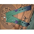 Mujer Polainas Leggings cómodos Vacaciones Vintage Estilo Étnico Longitud total Alta cintura Floral Graphic Estampado Cómodo Elástico Casual Diario Exterior Morado Morado Verde Primavera Otoño