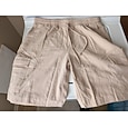 Hombre Pantalón corto Pantalones cortos de lino Pantalones cortos de verano Pantalones cortos de playa Correa Cintura elástica Multi bolsillo Plano Longitud de la rodilla Exterior Playa Hawaiano