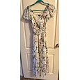 Femmes Robe en Chiffon Robe maxi Jaune Été Coeur Élégant Vacances Mode S M L