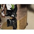 Hombre Botas Botas cowboy Botas góticas Clásico Casual Exterior Diario Casual Diario PU Botines / Hasta el Tobillo Mocasín Negro Marrón Verano Primavera Otoño