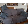 Fundas de sofá reclinables antideslizantes de 3 plazas para sofá reclinable de cuero Funda de sofá antiarañazos resistente al agua para sofá reclinable doble Funda de sofá dividida para cada asiento