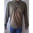Hombre Camisetas polo Camisa 100% algodón con lavado ácido Clásico Manga Larga Casual Deporte Ropa de Deporte Transpirable Suave Hebilla Lavado ácido Lavado vintage Color sólido Azul Piscina Negro
