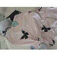 Mujer Conjunto pijama Casual Confort Mariposa Cintura elástica Bermudas Diario Hogar Sin Mangas Cuello Barco Azul Piscina Rosa Beige Verano Primavera Ajuste regular