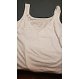 Camiseta sin mangas para mujer blusas para salir tops de concierto negro blanco azul simple patchwork encaje sin mangas fiesta diaria básica sexy escote corazón regular S