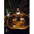 Grifo monomando para lavabo de baño en cascada, grifos monomando para lavabo de baño con una sola manija, cubierta de un orificio montada con manguera de agua fría y caliente