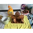 casa de pájaros para exterior, casa de pájaros de madera hecha a mano con 6 agujeros, casa de pájaros grande estilo villa retro para pájaros exteriores, decoraciones de patio trasero
