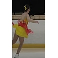 Vestido de patinaje artístico Mujer Chica Patinaje Sobre Hielo Vestidos Amarillo Espalda Abierta Licra Alta elasticidad Entrenamiento Competición Ropa de Patinaje Hecho a mano Cristal / Strass Sin