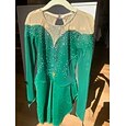 Vestido de patinaje artístico Mujer Chica Patinaje Sobre Hielo Vestidos Negro Rojo Azul Malla Licra Alta elasticidad Entrenamiento Competición Ropa de Patinaje Cristal / Strass Manga Larga Patinaje