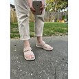 Sandales à brides roses en maille pour femme, sandales de sport à semelle intérieure réglable, chaussures décontractées et confortables pour l'été, idéales au quotidien, pour la marche et les voyages.