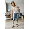 Sandales à brides roses en maille pour femme, sandales de sport à semelle intérieure réglable, chaussures décontractées et confortables pour l'été, idéales au quotidien, pour la marche et les voyages.