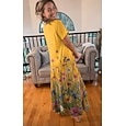 Mujer Vestido Midi Vestido de una línea Vestido de verano Vacaciones Casual Playa Ajuste regular Floral Graphic Manga Corta Escote en Pico Azul Piscina Amarillo Verde Claro Rosa Verano Primavera