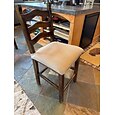 stoelhoezen voor eetkamer elastische jacquard streep geruit ontwerp dubbele elastische krukhoes met gesp en tong antislip stoelkussenhoesset voor thuis hotel banketdecoratie