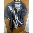 Homme Géométrique Golf Polos de Sport Manche Courte Polos Chemises à Col Occasionnel Athleisure Boutons Été Printemps Bleu Blanche Violet