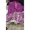 Voor heren Blazer + vest + pantalon Blazer Vest Set liiketoiminta Cocktailparty Bruiloft 3-delig Modieus Casual Lente Herfst Polyester Effen Zak Knop Comfortabel Enkele rij knopen Blazer Donkergrijs