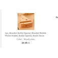 1pc, houten flesopener, houten mobiele telefoonhouder, flesopener, kamerdecor
