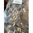 Perruque en dentelle synthétique Boucles profondes Style 32 pouce Ombre Raie au milieu Dentelle frontale en T 13x4x1 Perruque Femmes Perruque Marron Clair / Auburn