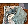 Ensemble de robes pour femmes en deux pièces robe midi avec veste élégante robe en A manches mi-longues robe décontractée semi-formelle imprimé floral ombragé encolure en V rendez-vous rose bleue