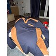 Hombre Camiseta de gofre Camisas de hombre con coderas Manga Larga Escote en Pico Primavera & Otoño Todas las Temporadas Color sólido Con Texturas Moda Básico Casual Bolsillos Casual Calle Deportes