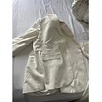 Pour des hommes Costumes en lin Mariage à la plage Blanche Printemps, Automne, Hiver, Été Costume / Tailleur Revers Cranté Couleur Unie Coupe Standard 2 pièces Simple Boutonnage Deux Boutons