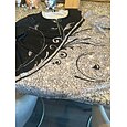 Camiseta de Mujer T-Shirt de Cuello Cuarto con Cierre de Manga Larga Casual Gráfico Tribal Vintage Bohemio Tropical Hawaiano de Cuello en V Tops Regulares Diarios Salida Negra Primavera Otoño