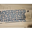 Dames Casual Boho Maxi Medium taille Rokken Bloemig Afdrukken Gespleten punten Micro-elastisch Straat Uitgaan blauw Hemelsblauw Bruin Groen Zomer