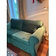 Housse de canapé de 2 places ou housse de canapé-lit Ektorp 2 places avec housses de coussin et housses de dossier protection de meuble lavable Ektorp
