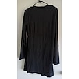 Femmes Pull Occasionnel Couleur Unie Col carré Tricoté Fendu manche longue Hauts Longs Tricoter Quotidien Fête Sortir Noir Fuchsia Printemps Automne