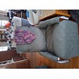 Housses de fauteuil inclinable 100 % imperméables, housses antidérapantes pour fauteuil inclinable avec poche, protection de meubles matelassée lavable pour fauteuil inclinable pour enfants, animaux