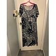 Dames Lange jurk maxi-jurk Boho chique jurken Zonnejurk strand jurk Tropisch Casual Boho Vakantie Werk Dagelijks Normale pasvorm Ditsy bloemen Korte mouw V-hals Revers Bruin Regenboog Zomer Lente